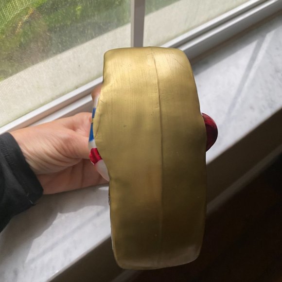 Vintage Fitz And Floyd Old Fashion Christmas Rocking Horse Glass Ornament Collec - Picture 6 of 8